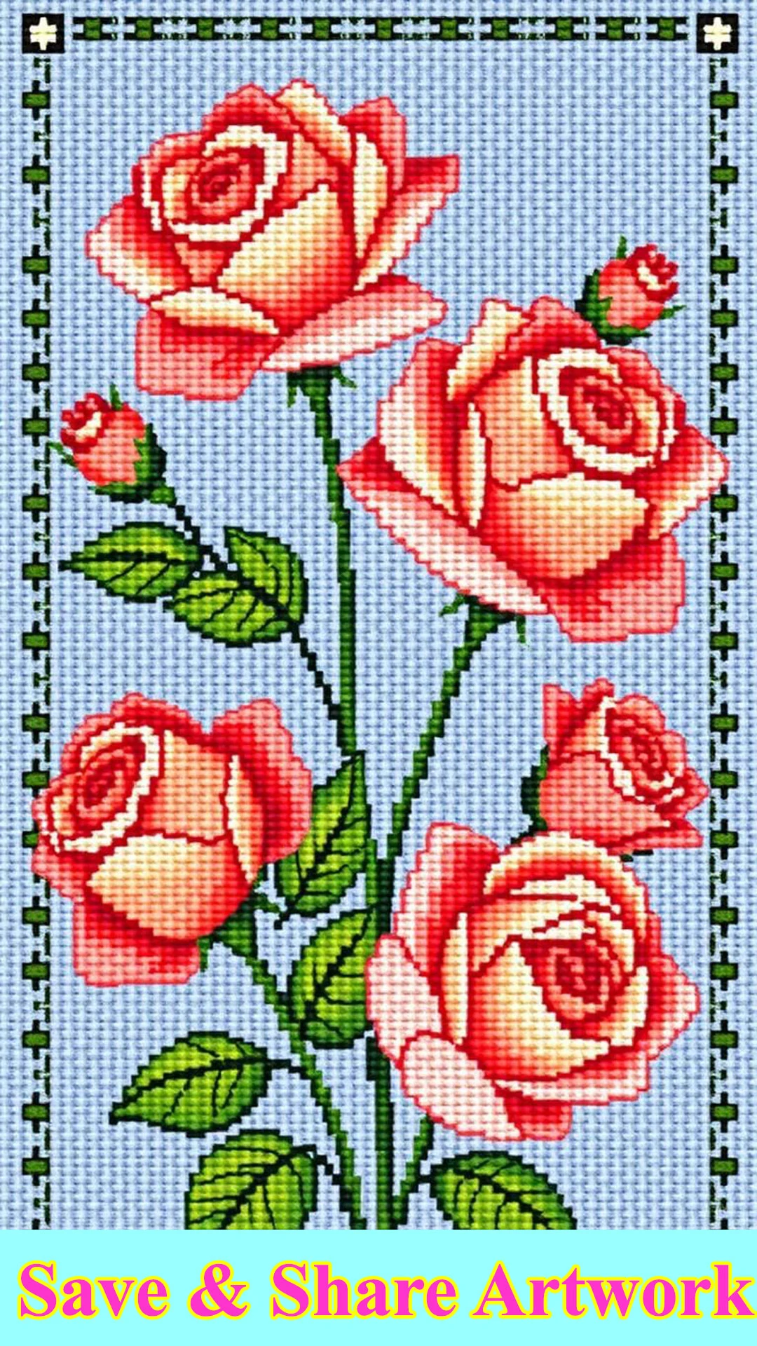 Cross Stitch Color by Number screenshot