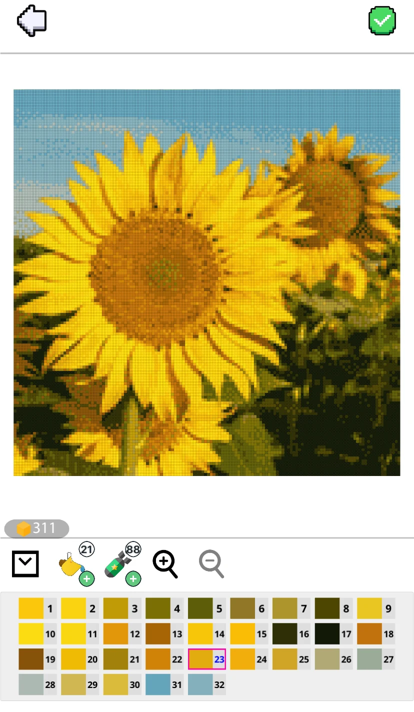 Cross Stitch Color by Number screenshot