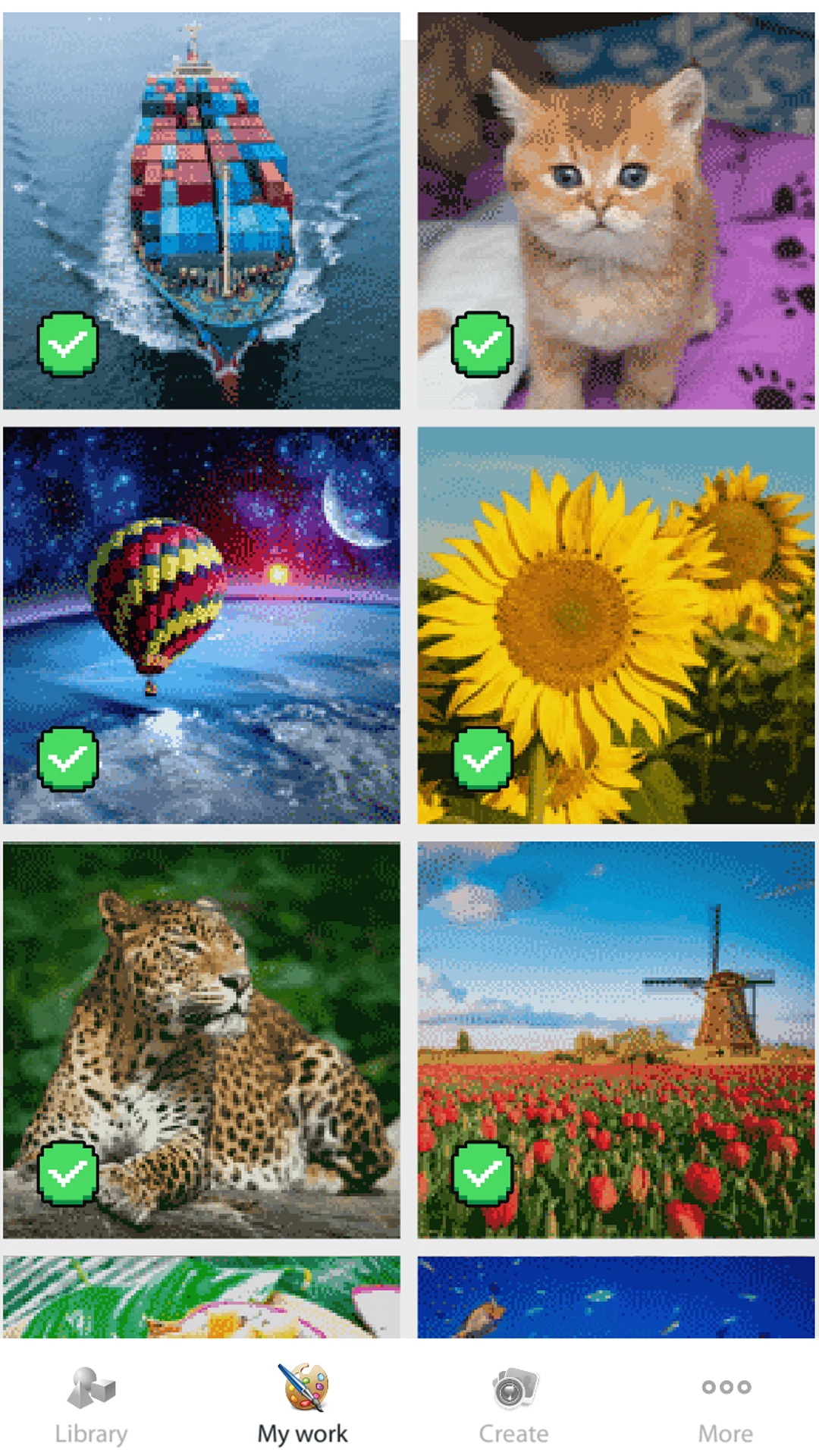 Cross Stitch Color by Number screenshot