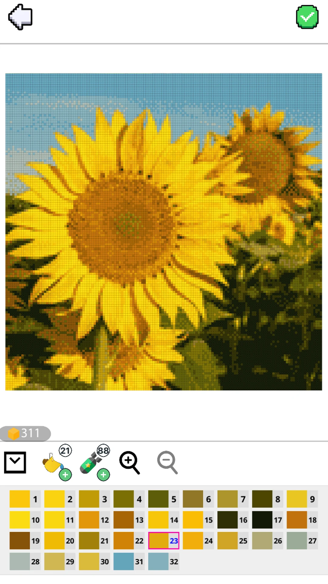 Cross Stitch Color by Number screenshot